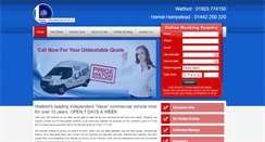 Desktop Screenshot of laservanrentals.co.uk